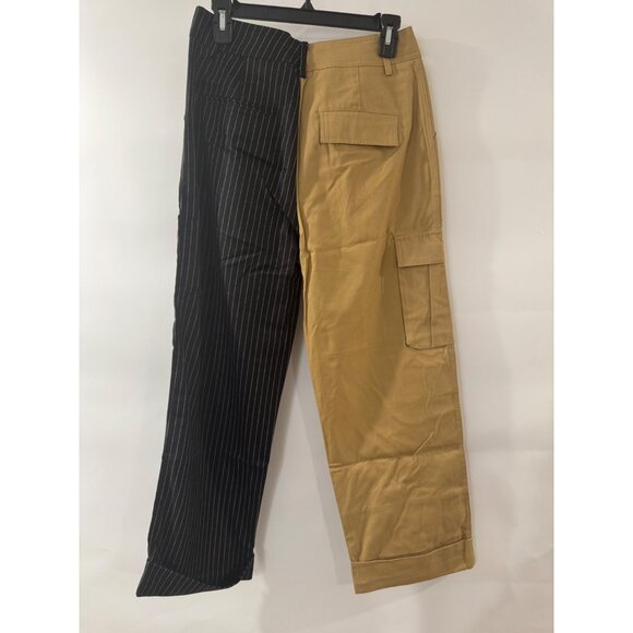 Choosy Two-Tone Cargo & Pinstripe Pants Size 4 - Picture 3 of 4